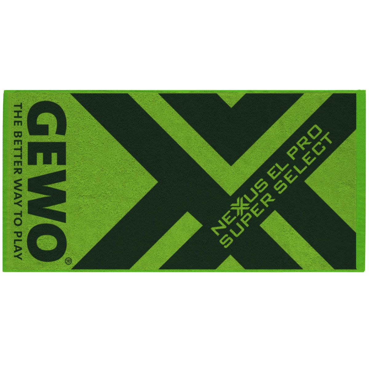 Gewo Handtuch Super Select schwarz/grün