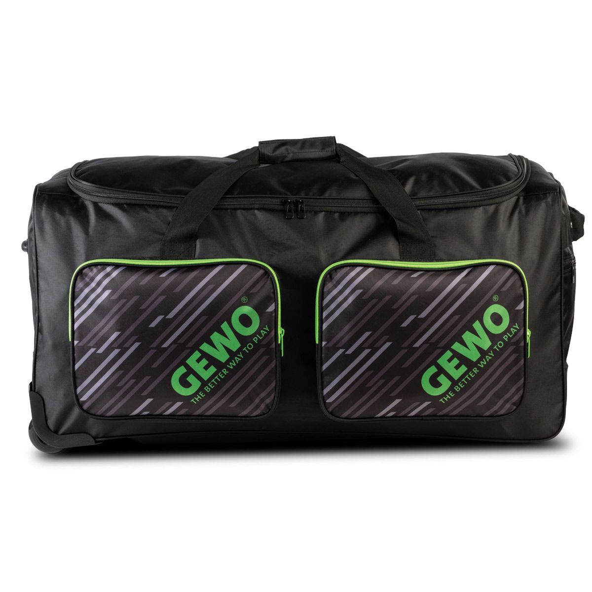 GEWO Trolley XL Stripes schwarz/lime