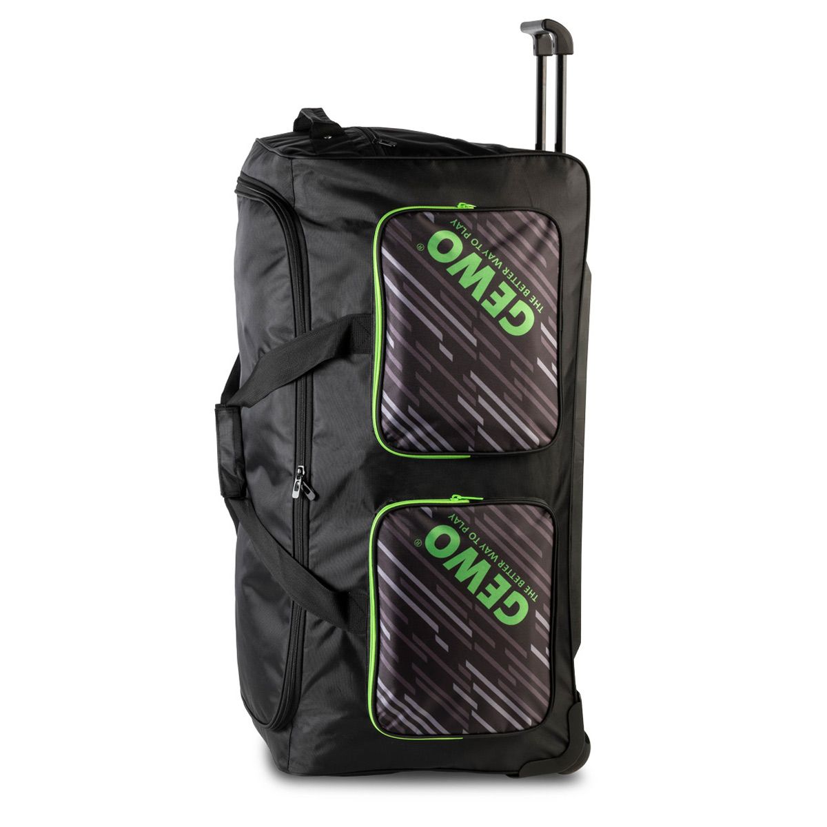 GEWO Trolley XL Stripes schwarz/lime