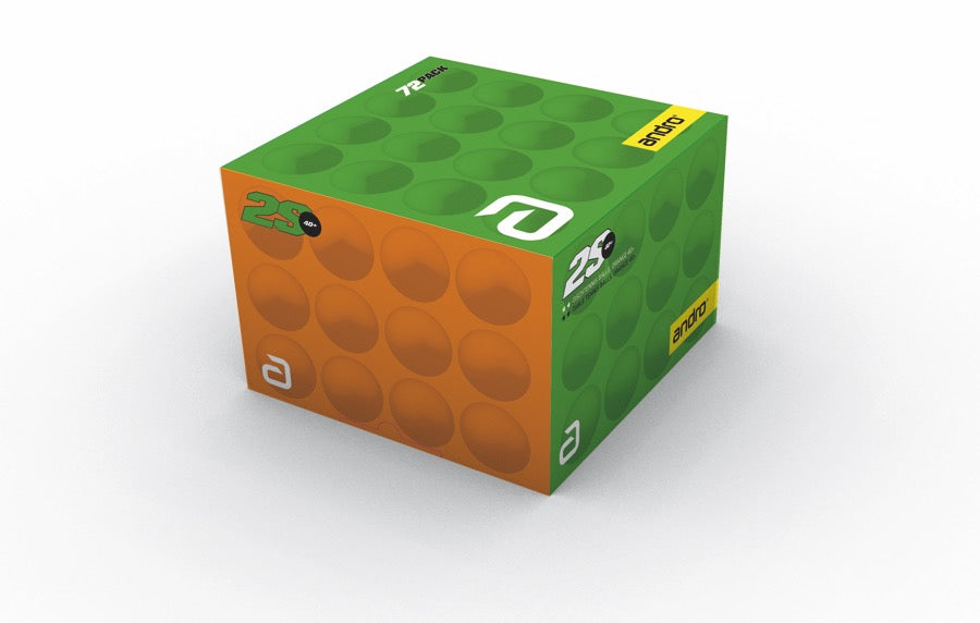 andro Ball Poly2S** orange 4er oder 10er-Kombipaket