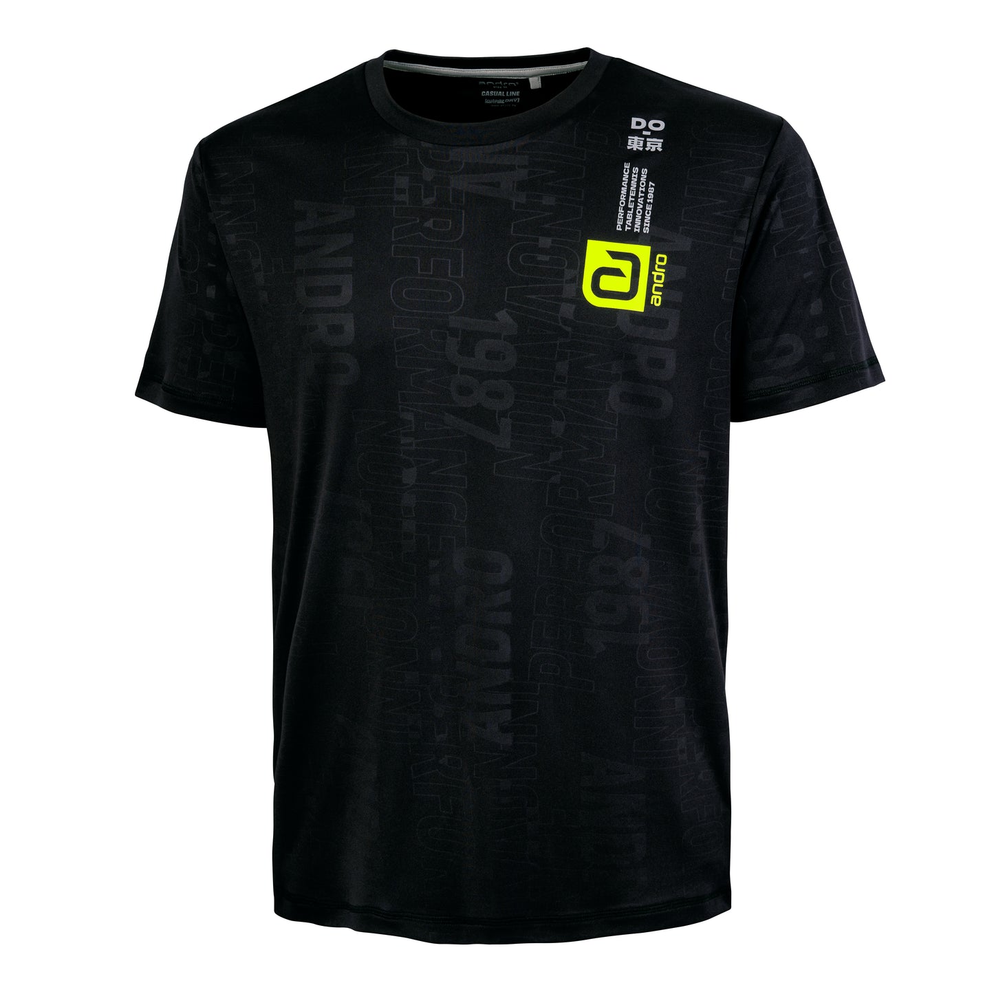 andro Shirt Dexar schwarz/gelb