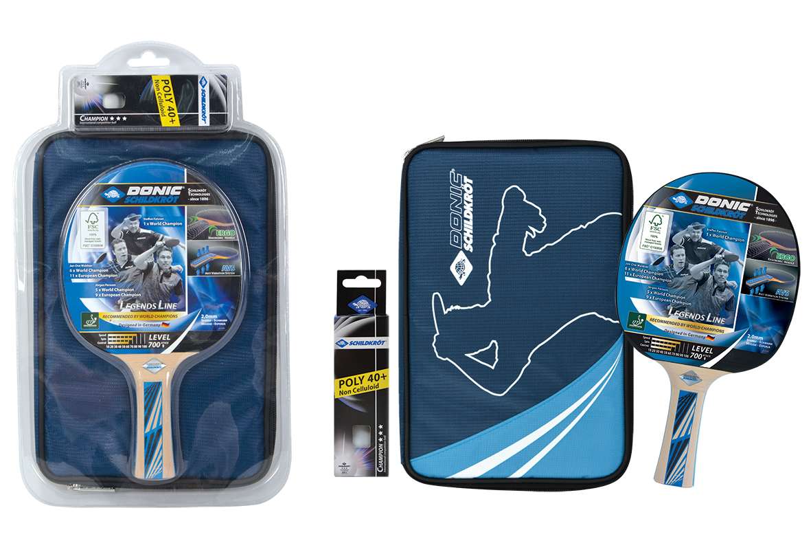 Donic-Schildkröt Tischtennis-Premium-Geschenkset Legends 700