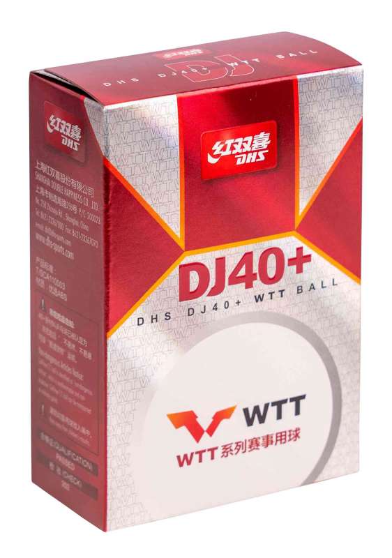 DHS Ball *** DJ40 WTT weiß - 6er