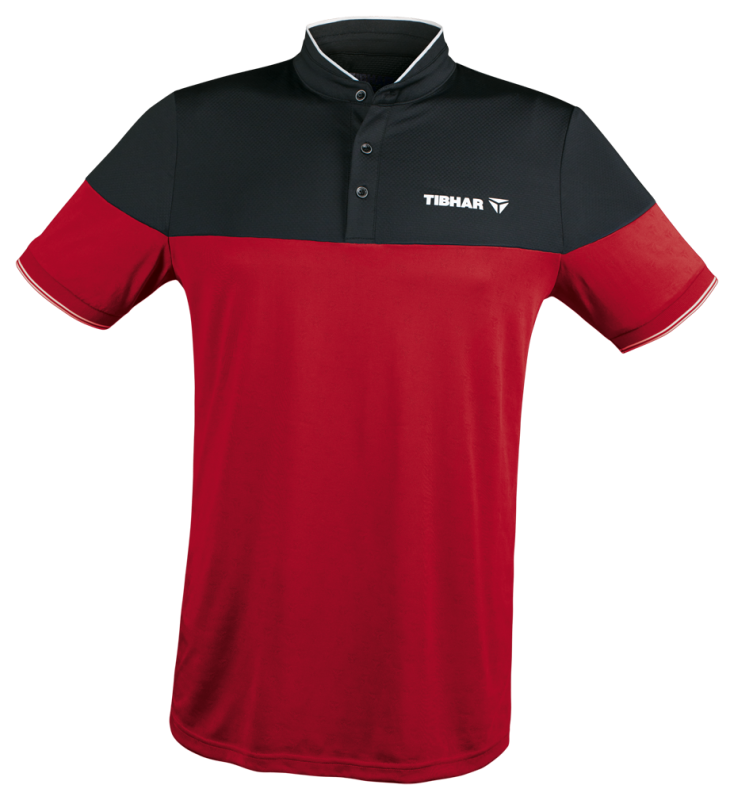 Tibhar Hemd Trend rot/schwarz
