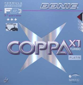 Donic Belag Coppa X1 Turbo Platin