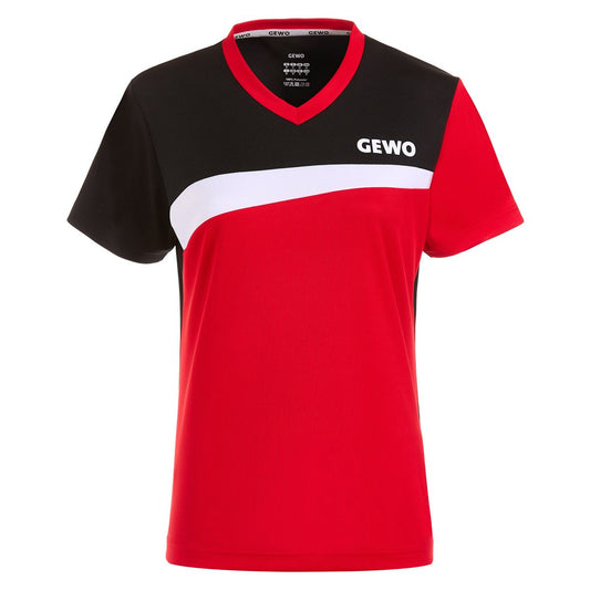 GEWO Lady Shirt Fondi rot/schwarz