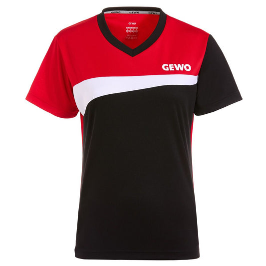 GEWO Lady Shirt Fondi schwarz/rot