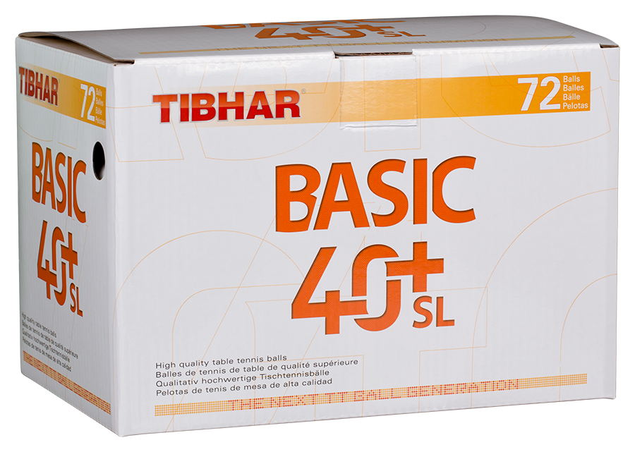Tibhar Ball Basic 40+ SL weiß