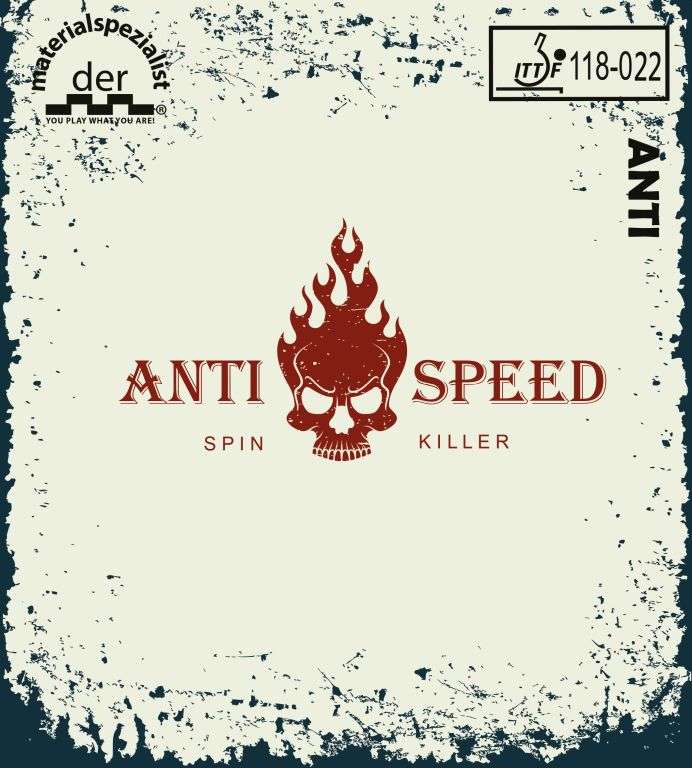 Der Materialspezialist Belag Anti Speed