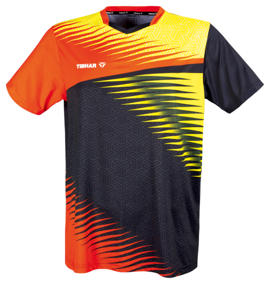 Tibhar Shirt AZUR orange/schwarz