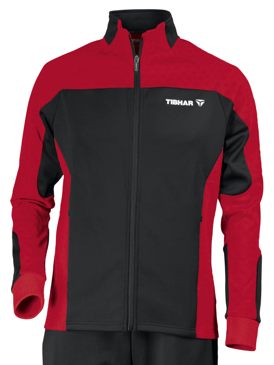 Tibhar Jacke Trend schwarz/rot