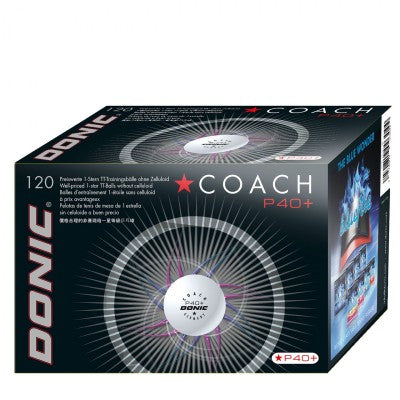 Donic Ball* Coach P40+ weiß
