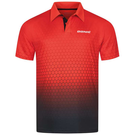 Donic Hemd Spider rot/schwarz
