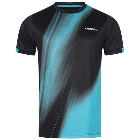 Donic T-Shirt Cream schwarz/blau