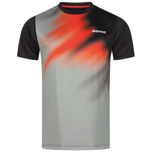 Donic T-Shirt Furious schwarz/rot