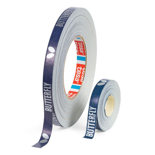 Butterfly Kantenband Blau Silber 12mm