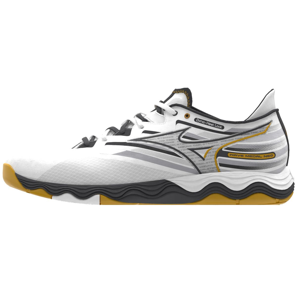 Mizuno Schuh WaveMedal Neo weiß/sw/gold