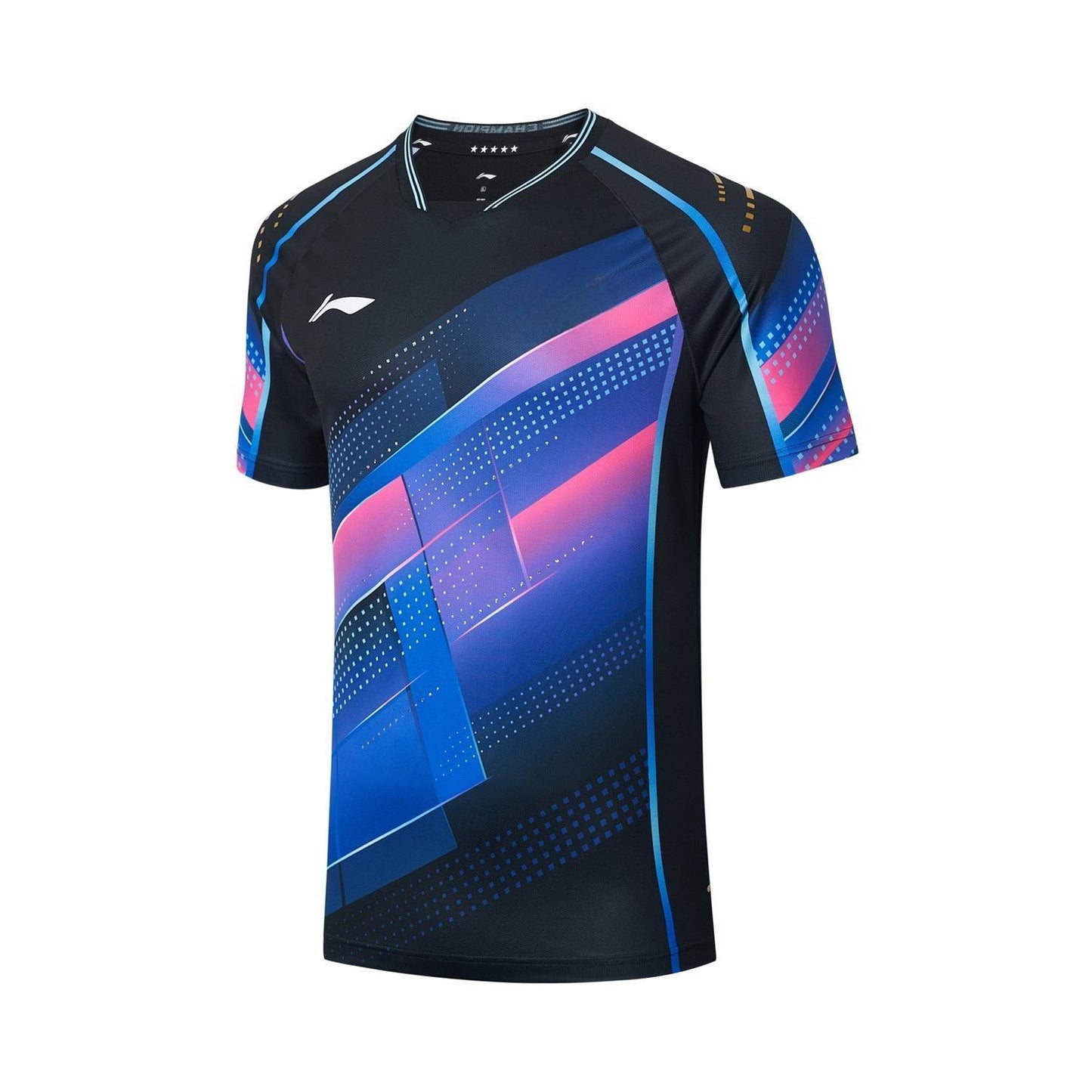 Li Ning Herren National-Team Wettkampftrikot Cyber - schwarz