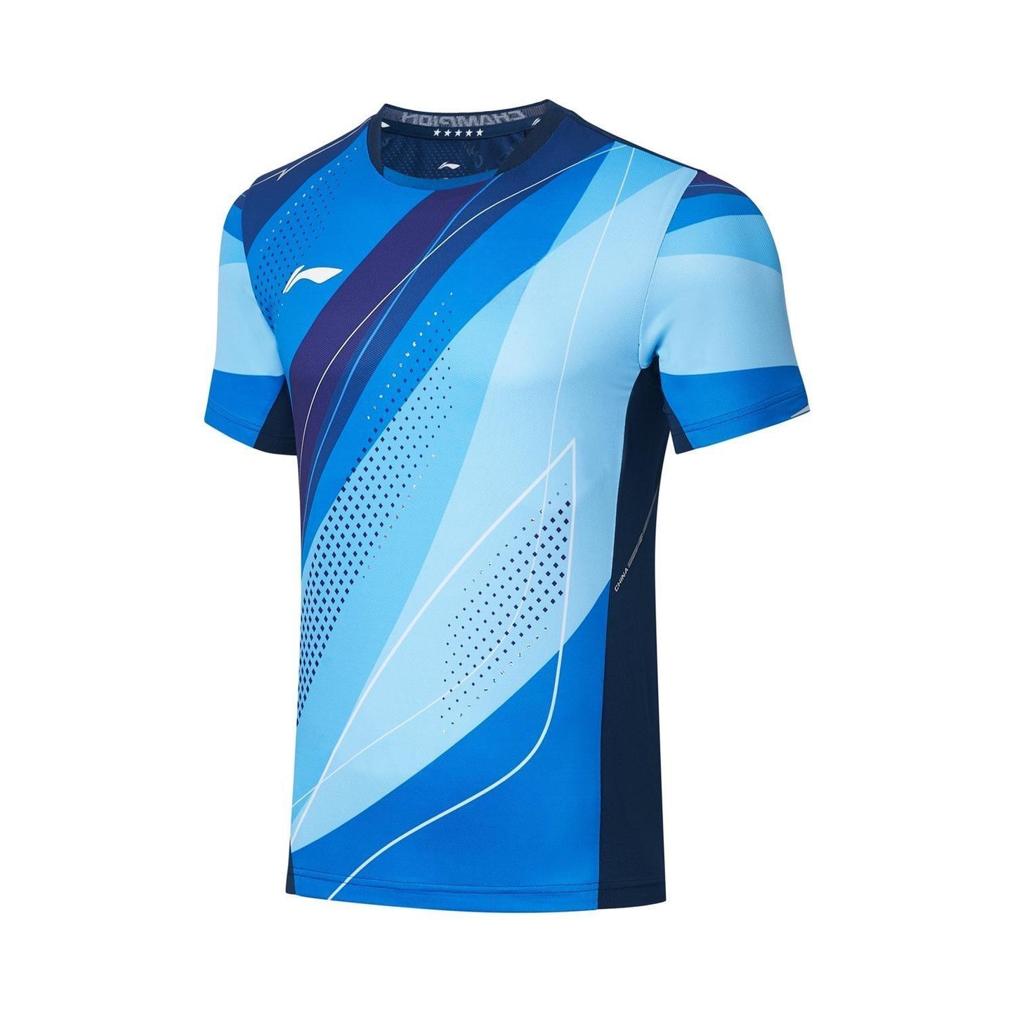 Li Ning Herren National-Team Wettkampftrikot Durban - hellblau